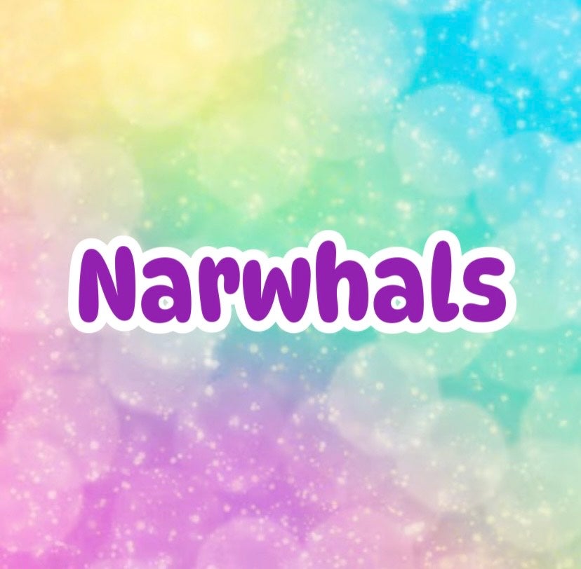 Original Sharpie And Acrylic Narwhal Paintings Technicolor Elephant original-sharpie-and-acrylic-narwhal-paintings-technicolor-elephant